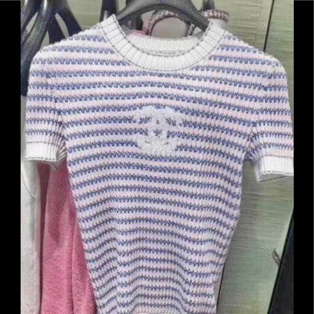 Chanel broderie shirt